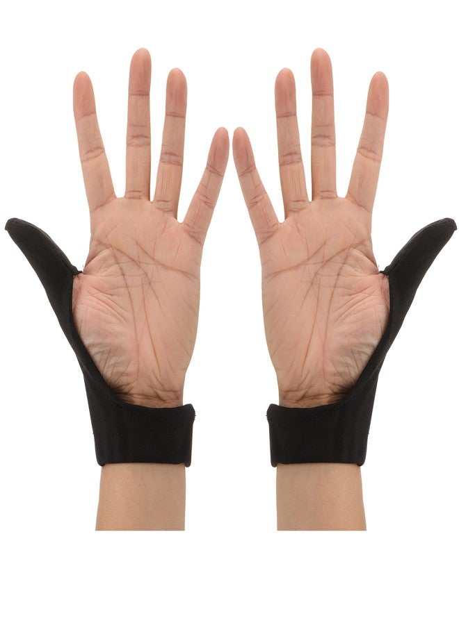 Otuuz Adult Thumb Guard Habit Thumb Sucking Thumb Cover Thumb Glove to Help Stop Skin Picking Thumb Sucking and Hair Pulling(Black) - Image 1